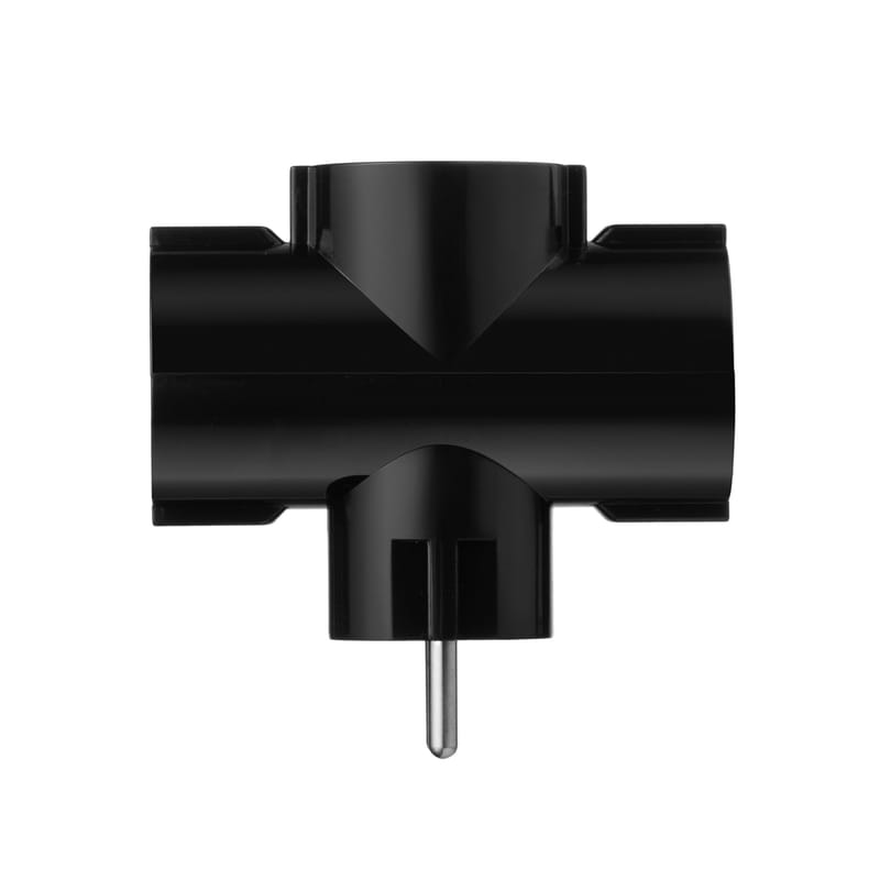 Сетевой адаптер 2E 3xТип F, 16A, черный (2E-AD0103BK)