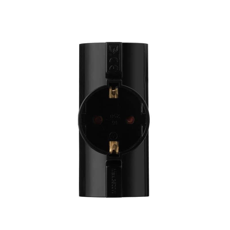 Сетевой адаптер 2E 3xТип F, 16A, черный (2E-AD0103BK)