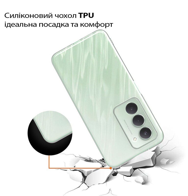 Чохол-накладка BeCover для Xiaomi Redmi 15 Transparancy (713783)
