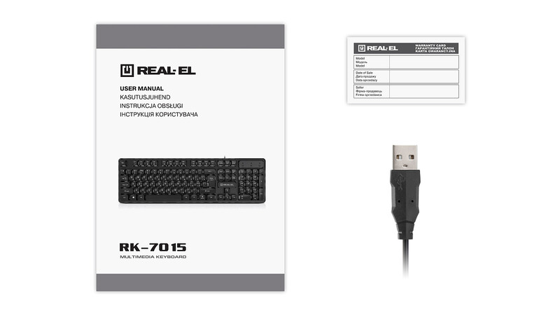 Клавиатура REAL-EL RK-7015