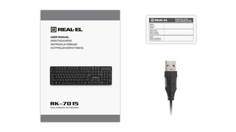 Клавиатура REAL-EL RK-7015