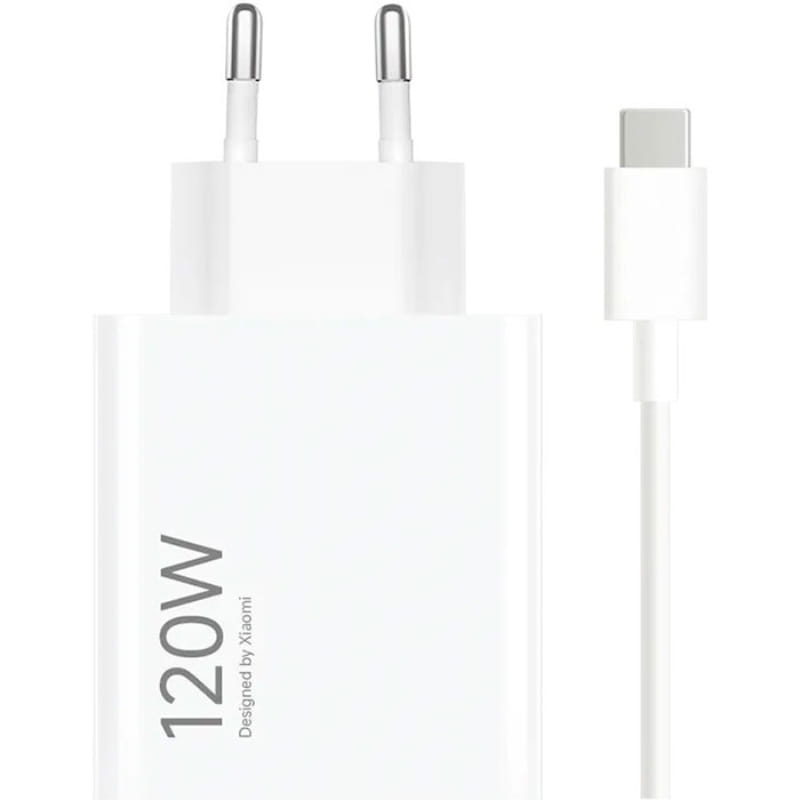 Зарядний пристрій Xiaomi 120W HyperCharge Combo USB-A White (BHR9462EU) + кабель Type-C