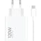 Фото - Зарядний пристрій Xiaomi 120W HyperCharge Combo USB-A White (BHR9462EU) + кабель Type-C | click.ua