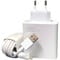 Фото - Зарядний пристрій Xiaomi 120W HyperCharge Combo USB-A White (BHR9462EU) + кабель Type-C | click.ua