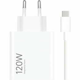 Зарядное устройство Xiaomi 120W HyperCharge Combo USB-A White (BHR9462EU) + кабель Type-C