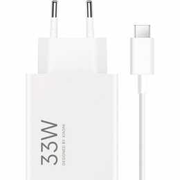 Зарядний пристрій Xiaomi 33W Charging Combo USB-A White (BHR9956EU) + кабель Type-C