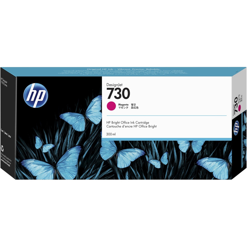 Картридж HP №730 DJ T1600/T1700/T2600 (P2V69A) Magenta, 300ml