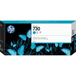 Картридж HP №730 DJ T1600/T1700/T2600 (P2V68A) Cyan, 300ml