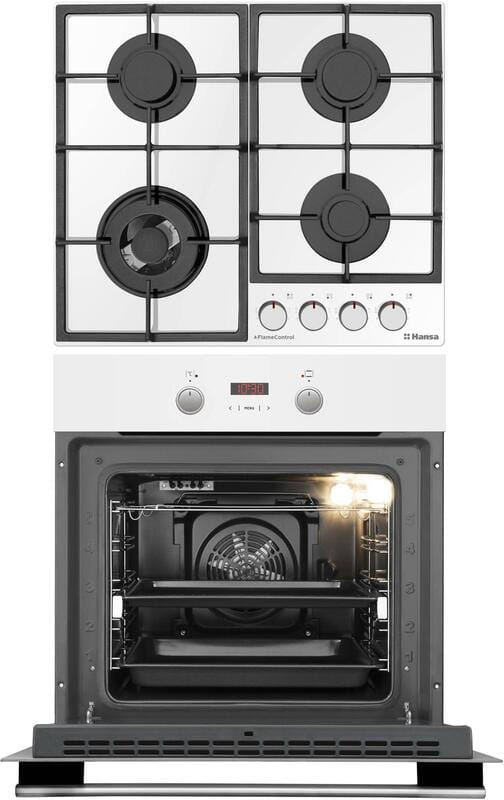 Встраиваемый комплект духовка+поверхность Hansa FCGW683299