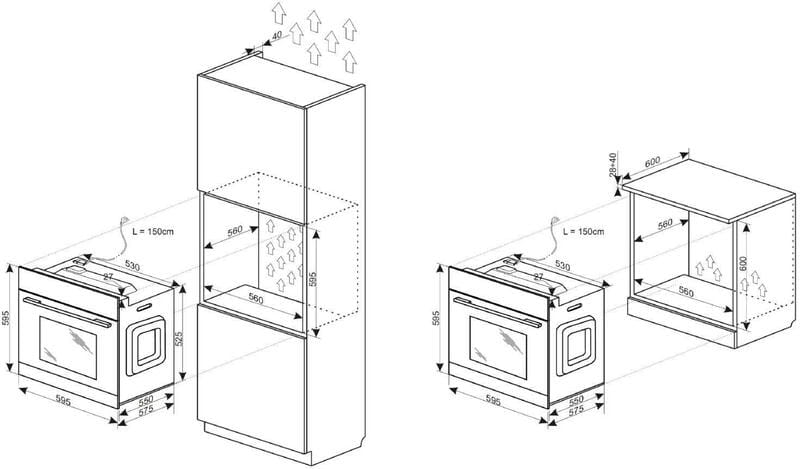 Встраиваемый комплект духовка+поверхность Hansa FCGW683299