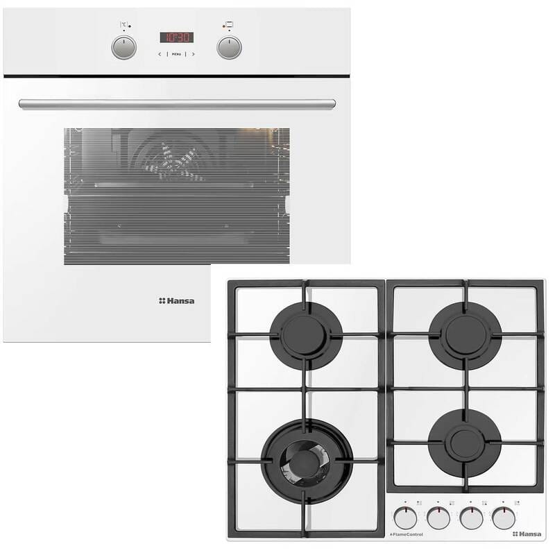 Встраиваемый комплект духовка+поверхность Hansa FCGW683299