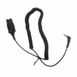 Адаптер Poly 3.5 мм - QD (M/F), 3 м, Touch Black (85Q43AA)