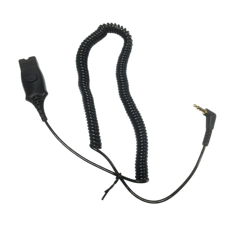 Адаптер Poly 3.5 мм - QD (M/F), 3 м, Touch Black (85Q43AA)