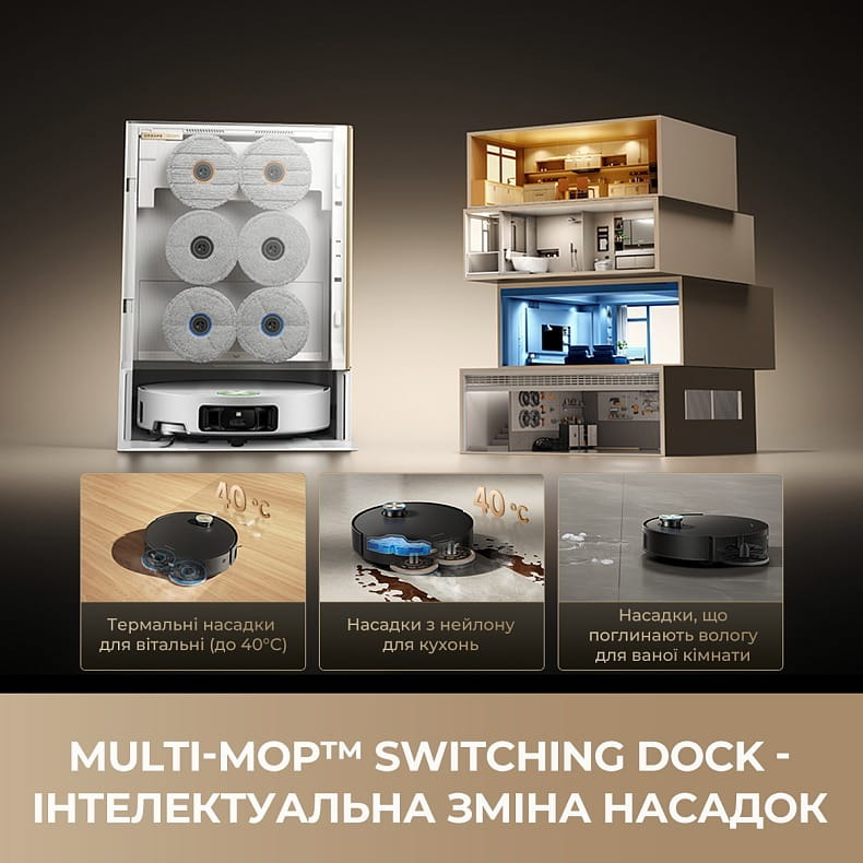 Робот-пылесос Dreame Bot MatriX 10 Ultra Black (RLX95CE-bl)