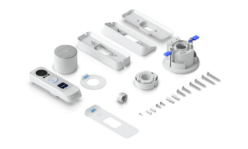 Комплект Ubiquiti UniFi Protect G4 Doorbell Professional PoE Kit-White (UVC-G4 Doorbell Pro PoE Kit-White) (домофон + дзвінок)