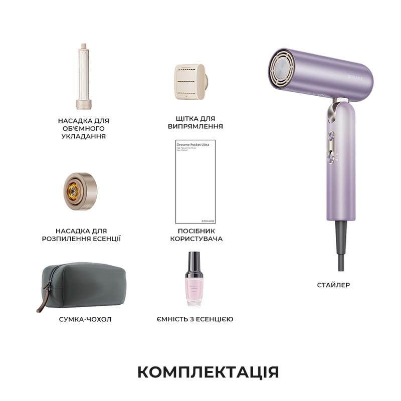 Фен Dreame Pocket Ultra Purple (AHD52-PPL)