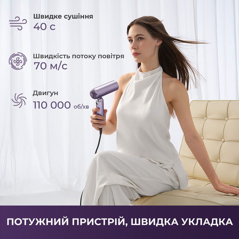 Фен Dreame Pocket Ultra Purple (AHD52-PPL)