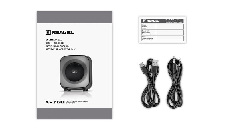 Акустическая система REAL-EL X-760 Black