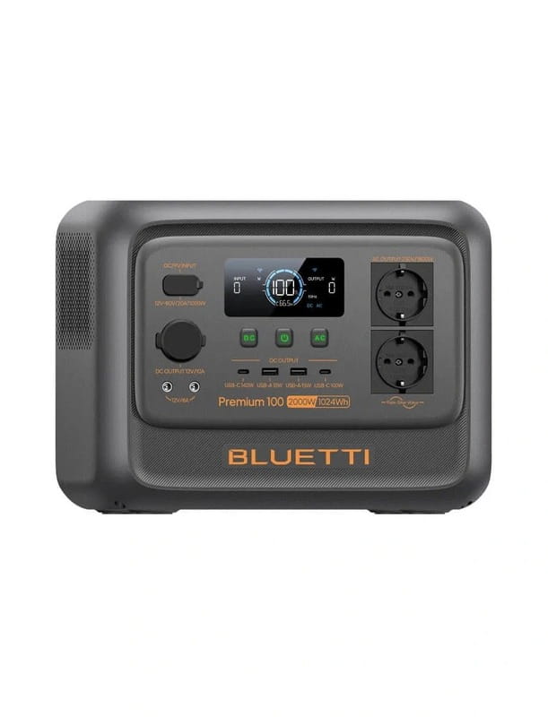 Зарядна станція Bluetti Premium 100 V2, 2000W, 1024Wh