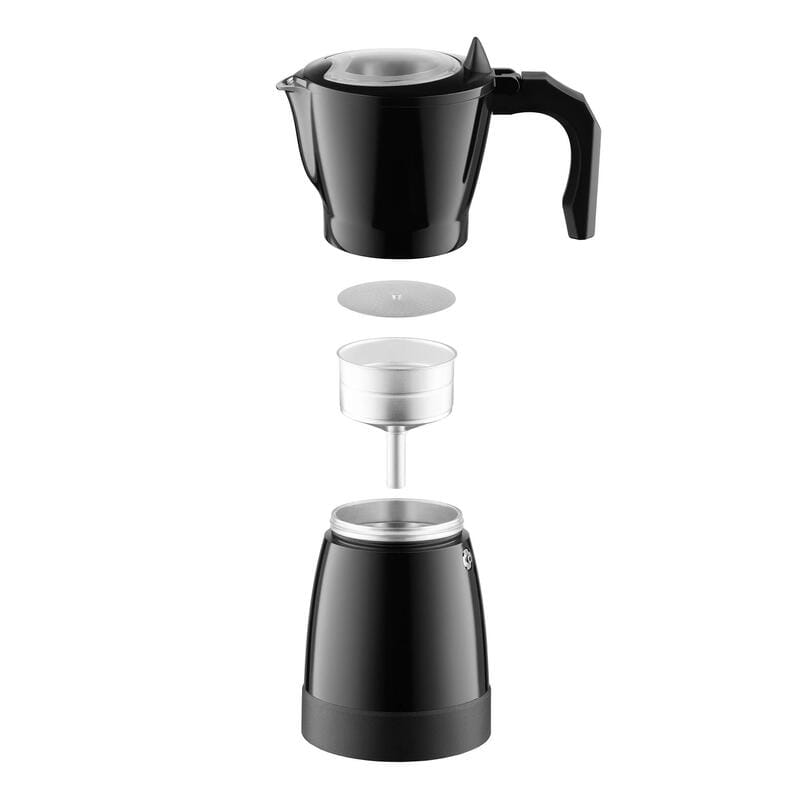 Електрична гейзерна кавоварка Ardesto CMM-X300B Black