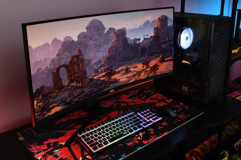 Монітор 2E 34" G3424B (2E-G3424B-01.UA) VA Black Curved 180Hz