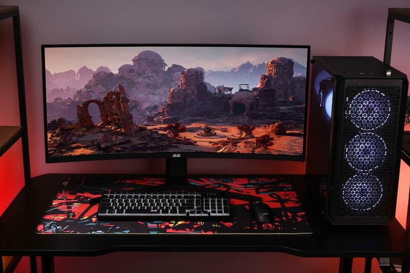 Монітор 2E 34" G3424B (2E-G3424B-01.UA) VA Black Curved 180Hz