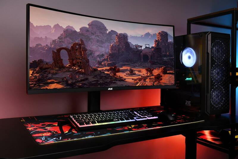 Монітор 2E 34" G3424B (2E-G3424B-01.UA) VA Black Curved 180Hz