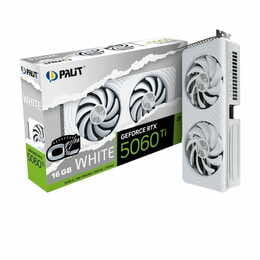 Видеокарта GF RTX 5060 Ti 16GB GDDR7 White OC Palit (NE7506TU19T1-GB2061M)