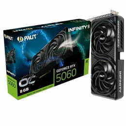 Видеокарта GF RTX 5060 8GB GDDR7 Infinity 2 OC Palit (NE75060V19P1-GB2063L)