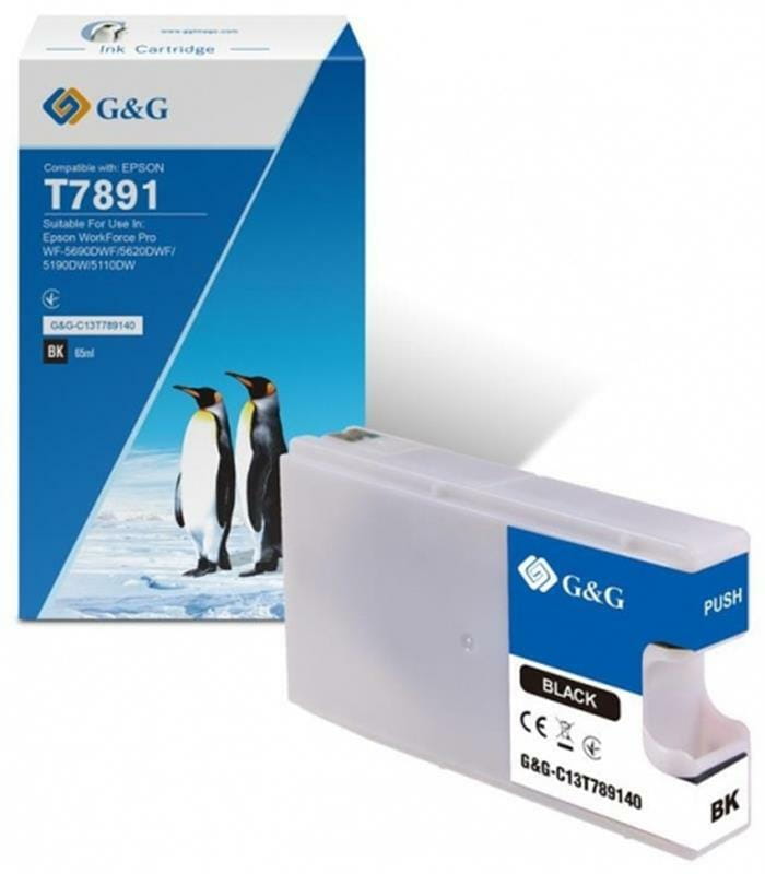 Картридж G&G (G&G-C13T789140) Epson (T7891) WF-5110/WF-5620 (C13T789140) Black XXL