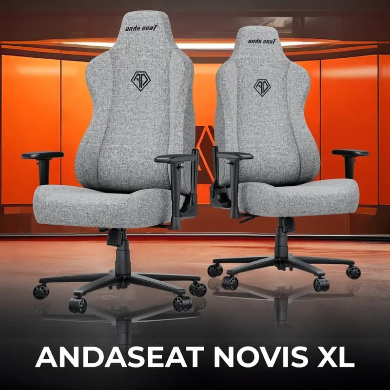 Крісло для геймерів Anda Seat Novis Size XL Gray (AD23-XL-01-G-F)