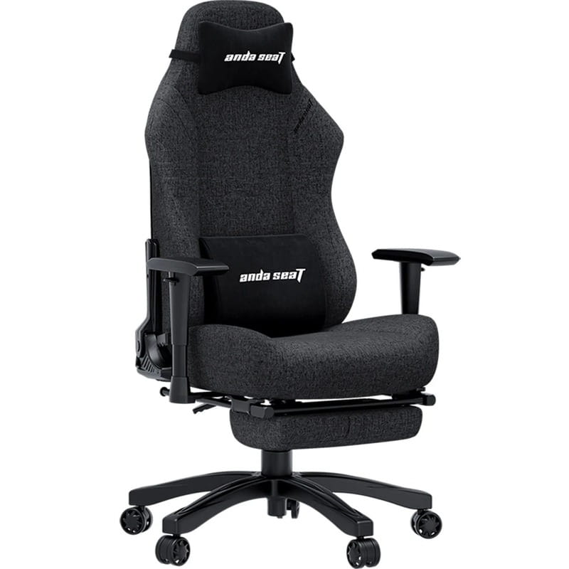Крісло для геймерів Anda Seat Luna Pro Size L Dark Gray Fabric (AD18T-44-GB-F)