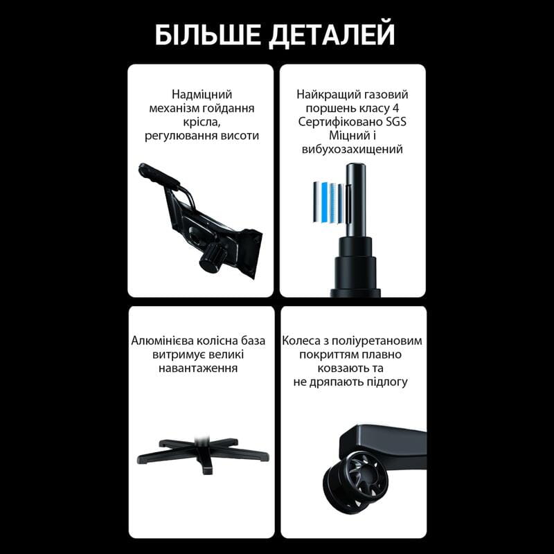 Кресло для геймеров Anda Seat Phantom 3 Pro Size L Dark Gray Linen Fabric (AD18YC-06-GB-F)