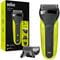 Фото - Електробритва Braun Series 3 300BT Black/Green | click.ua