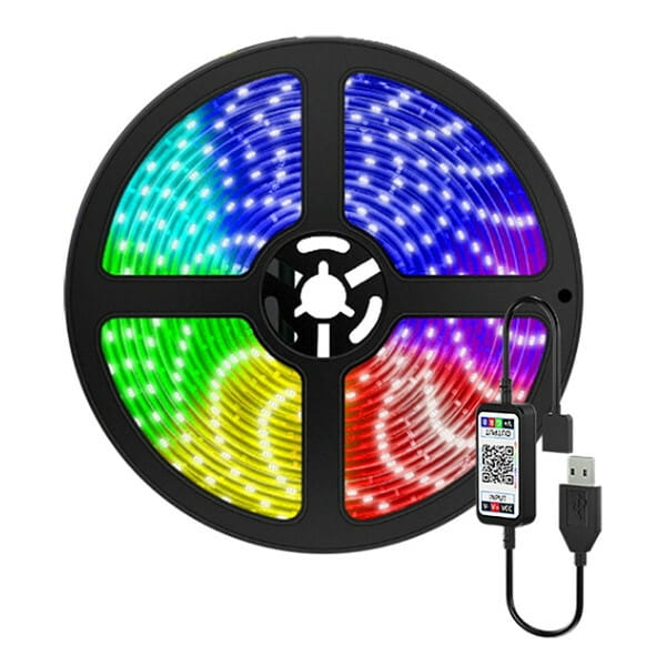 Светодиодная лента Xtrike Me 5050 (Led Chip) Bluetooth, App Control, 5 м (HT-5050B5)