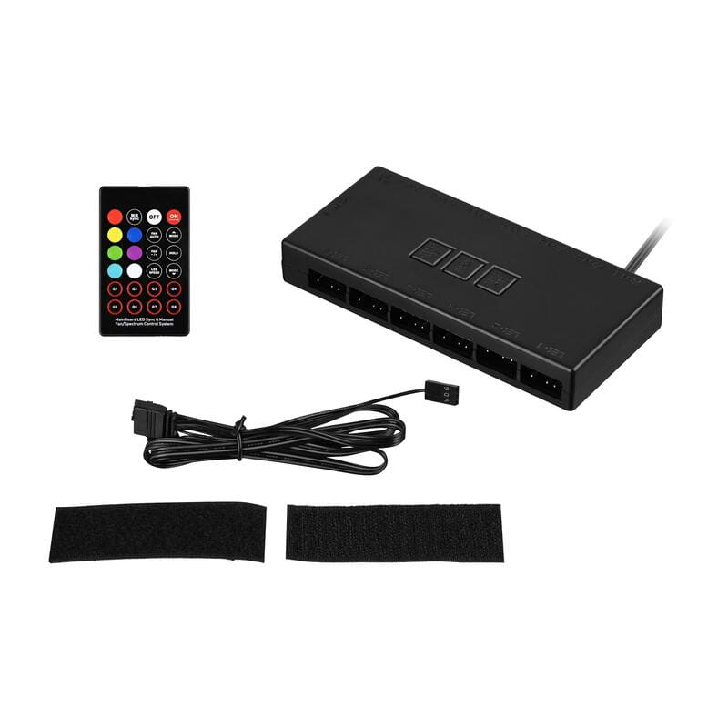 Контроллер для вентиляторов 2E Gaming Contr-B, ARGB 6 fans 3pin, 3pin +5VARGB, 2 pin LED (2E-CONTR-B)