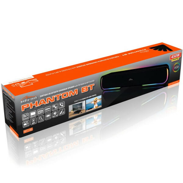 Акустична система Media-Tech Phantom BT 2.0 Black (MT3180)