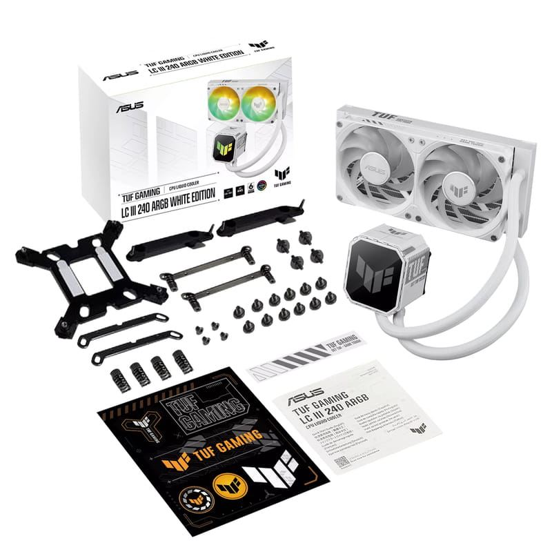 Система водяного охолодження Asus TUF Gaming LC III 240 ARGB White (90RC01J2-B0EAY0)