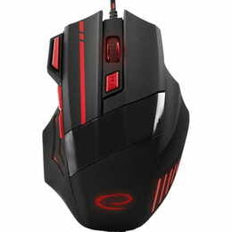 Мышь Esperanza EGM201R Wolf Black/Red USB