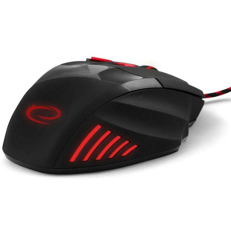 Мышь Esperanza EGM201R Wolf Black/Red USB