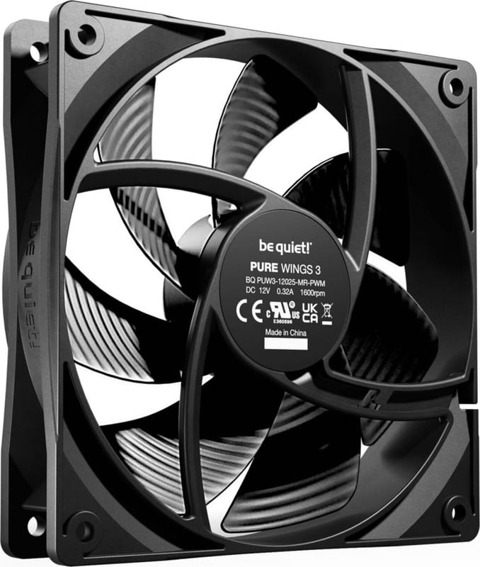 Вентилятор be quiet! Pure Wings 3 120mm PWM Black (BL105)