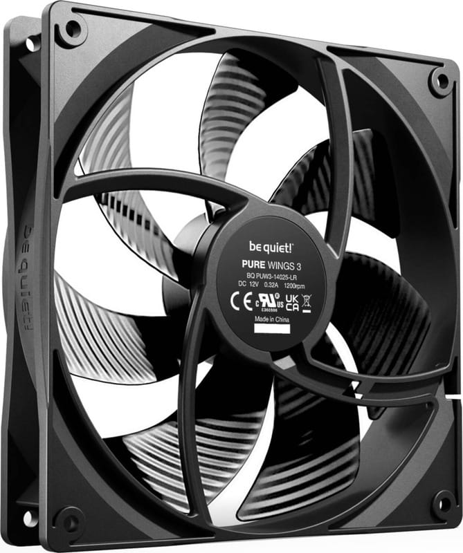 Вентилятор be quiet! Pure Wings 3 140mm Black (BL107)