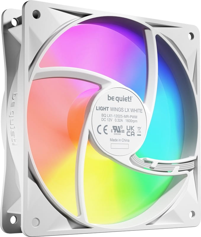 Вентилятор be quiet! Light Wings LX 120mm PWM 3-Pack White (BL122)