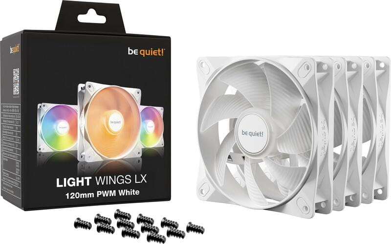 Вентилятор be quiet! Light Wings LX 120mm PWM 3-Pack White (BL122)
