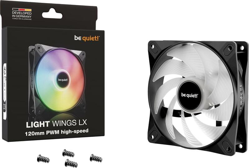 Вентилятор be quiet! Light Wings LX 120mm PWM High-Speed Black (BL123)