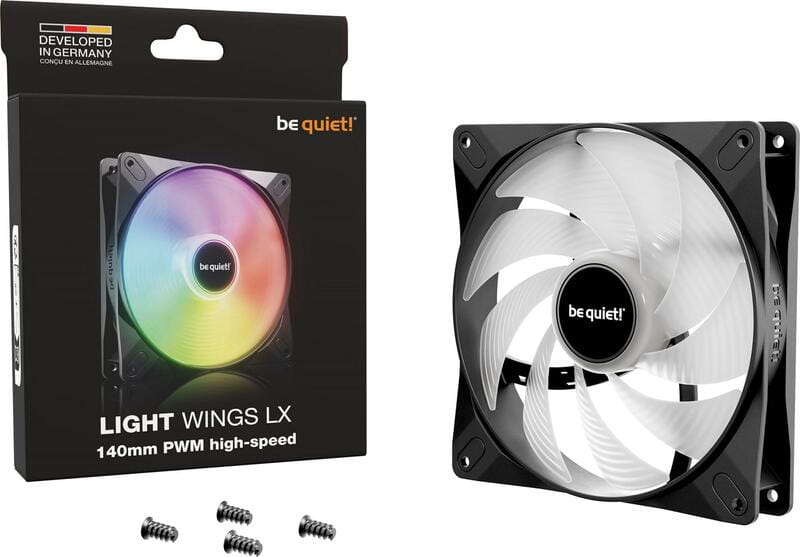 Вентилятор be quiet! Light Wings LX 140mm PWM High-Speed Black (BL129)