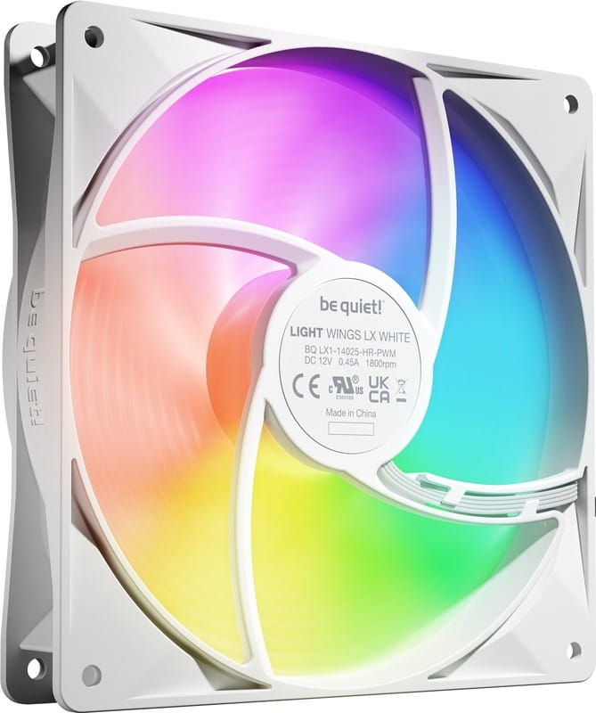 Вентилятор be quiet! Light Wings LX 140mm PWM High-Speed 3-Pack White (BL131)