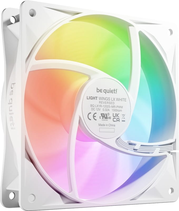 Вентилятор be quiet! Light Wings LX 120mm PWM Reverse White (BL133)