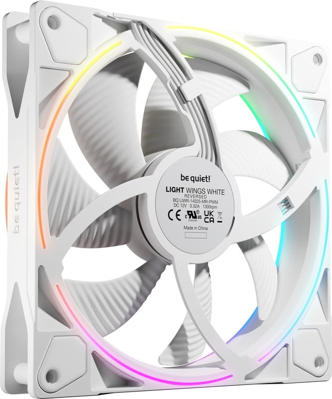 Вентилятор be quiet! Light Wings 140mm PWM Reverse White (BL135)