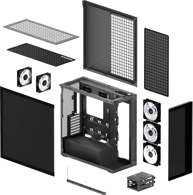 Корпус Arctic Xtender Black (ACPCC00018A)